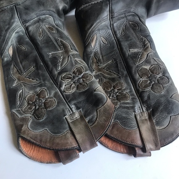 Oak tree leather boots - Picture 4 of 8